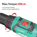 DCA 20V 13mm Cordless Brushless Hammer Drill 60nm (Tool Only)