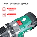 DCA 20V 13mm Cordless Brushless Hammer Drill Kit With 4.0Ah*1 & Charger & Handle