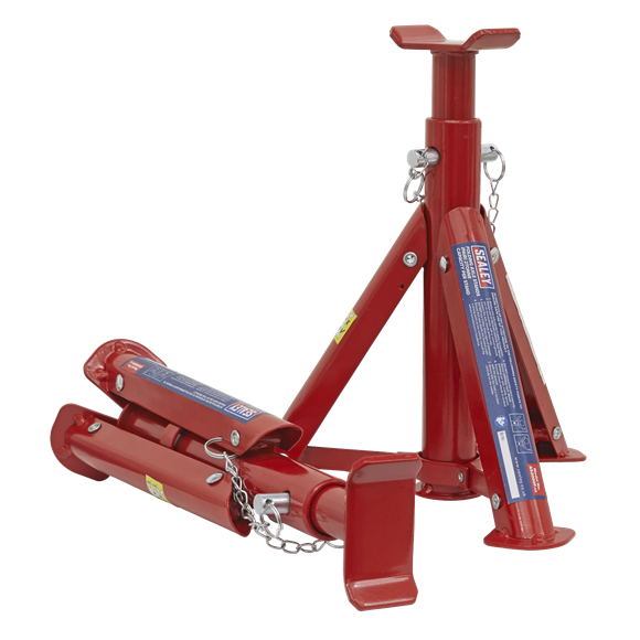 Axle Stands (Pair) 2tonne Capacity per Stand - Folding Type