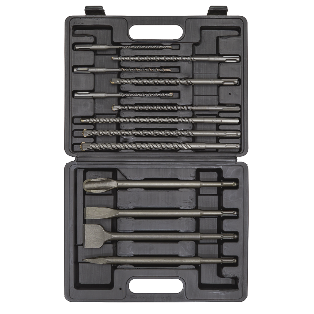 SDS Plus Drill Bit & Chisel Set 13pc