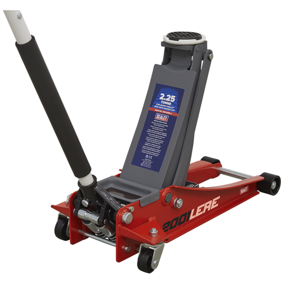 Trolley Jack 2.25tonne Low Entry Rocket Lift Red