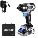 20V Cordless Brushless Impact Wrench With 1pc 2.0Ah Battery & 1pc Charger - Bag DEKOPRO Tools
