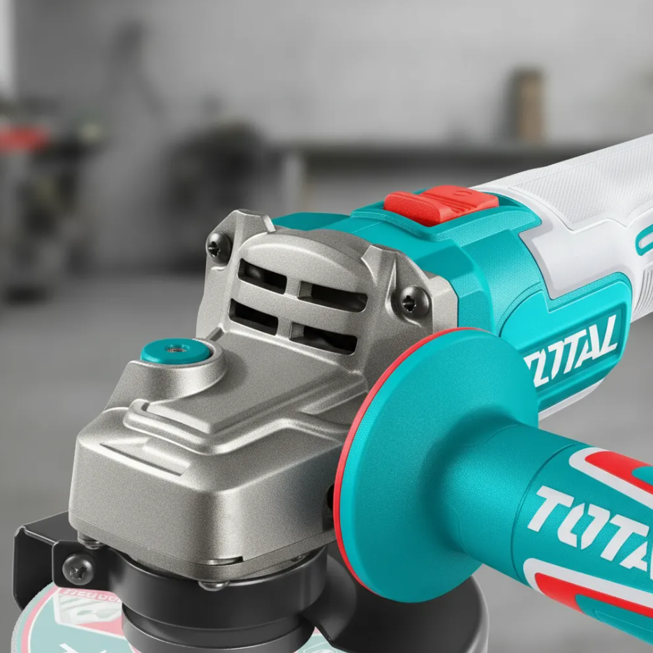 TOTAL TAGLI27153 Industrial Brushless Cordless Angle Grinder – 20V, 115mm, 1000W | Tool Only