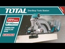 Cordless Brushless Circular Saw 20V 140mm, TOTAL TOOLS (Tool Only)
