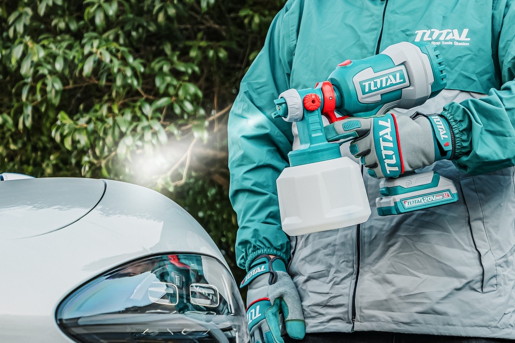 TOTAL TSGLI2004 Cordless Spray Gun – 20V, 1000ml | Tool Only