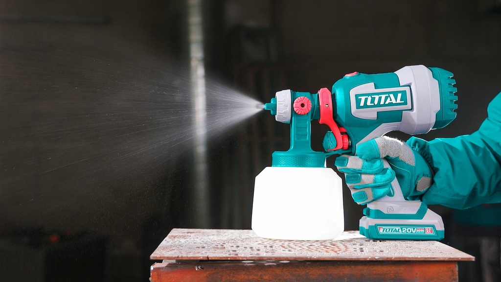 TOTAL TSGLI2004 Cordless Spray Gun – 20V, 1000ml | Tool Only