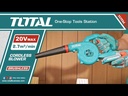 TOTAL TABLI2078 Cordless Blower – 20V, 18,000rpm | Tool Only