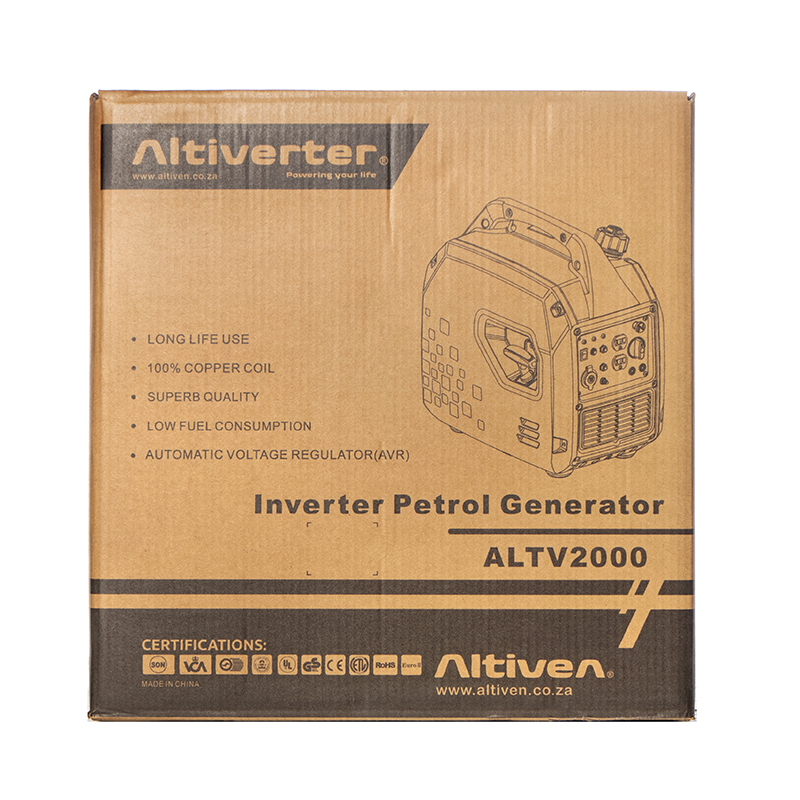 ALTIVERTER® 2.1KVA Pure Sine Wave Inverter Generator - Black Edition 1.8KW