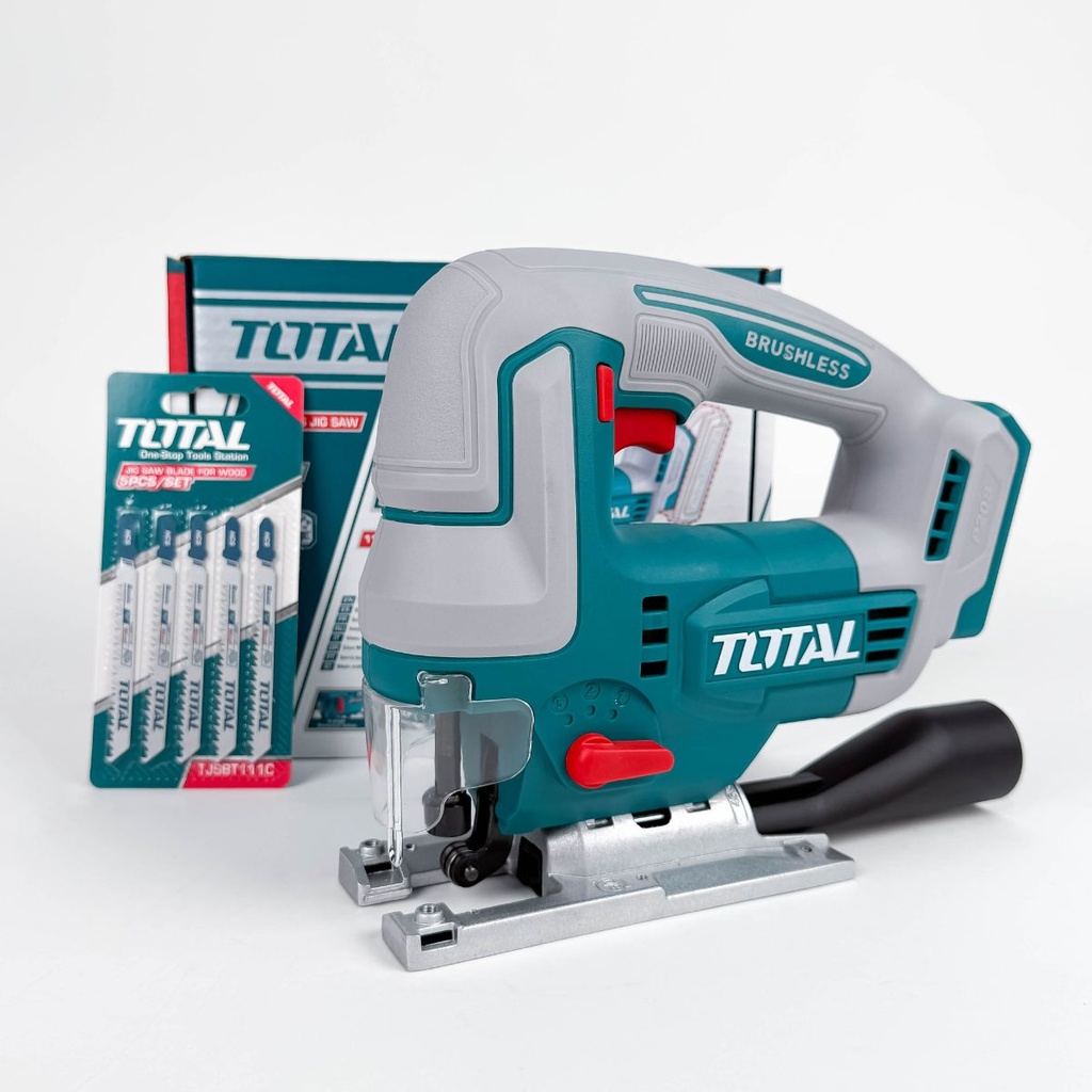 TOTAL TJSLI1008 Industrial 20V Brushless Cordless Jig Saw – Tool Only