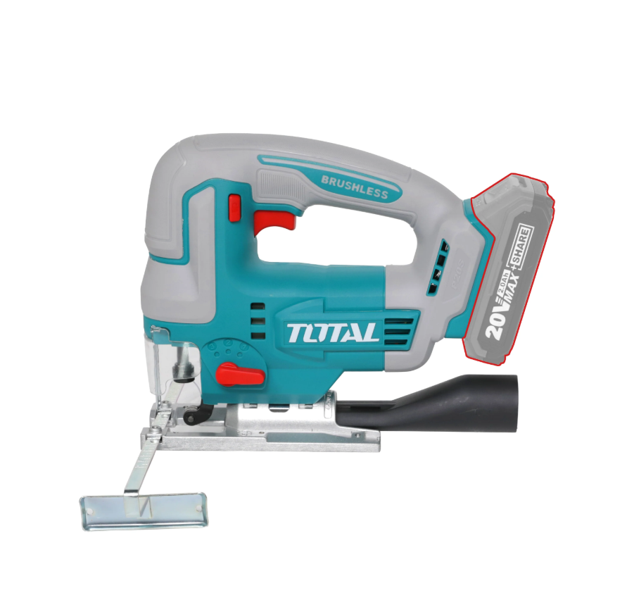TOTAL TJSLI1008 Industrial 20V Brushless Cordless Jig Saw – Tool Only
