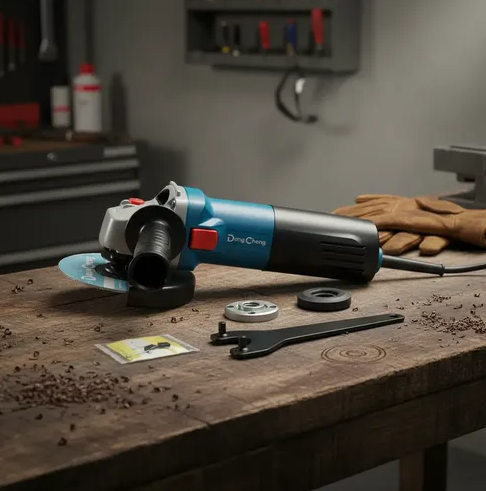 DongCheng DSM02-115 Industrial 710W 115mm Angle Grinder