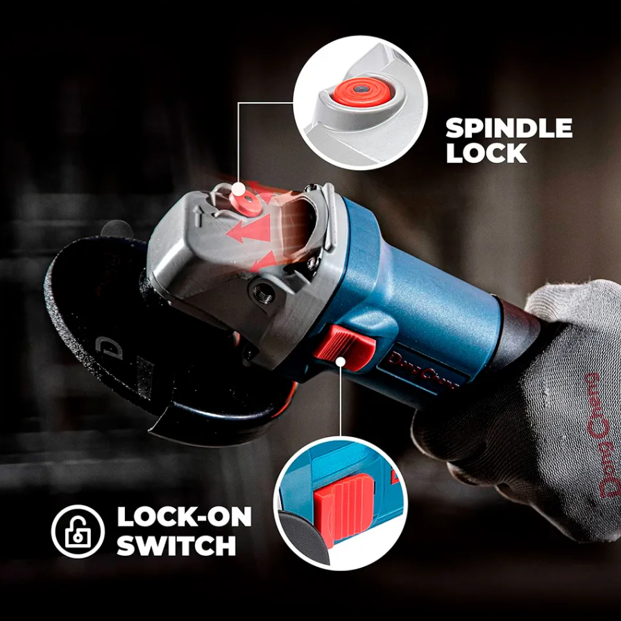 DongCheng DSM02-115 Industrial 710W 115mm Angle Grinder
