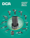DCA ADPB02-10EK 12V Cordless Ratchet Wrench Kit – 45Nm