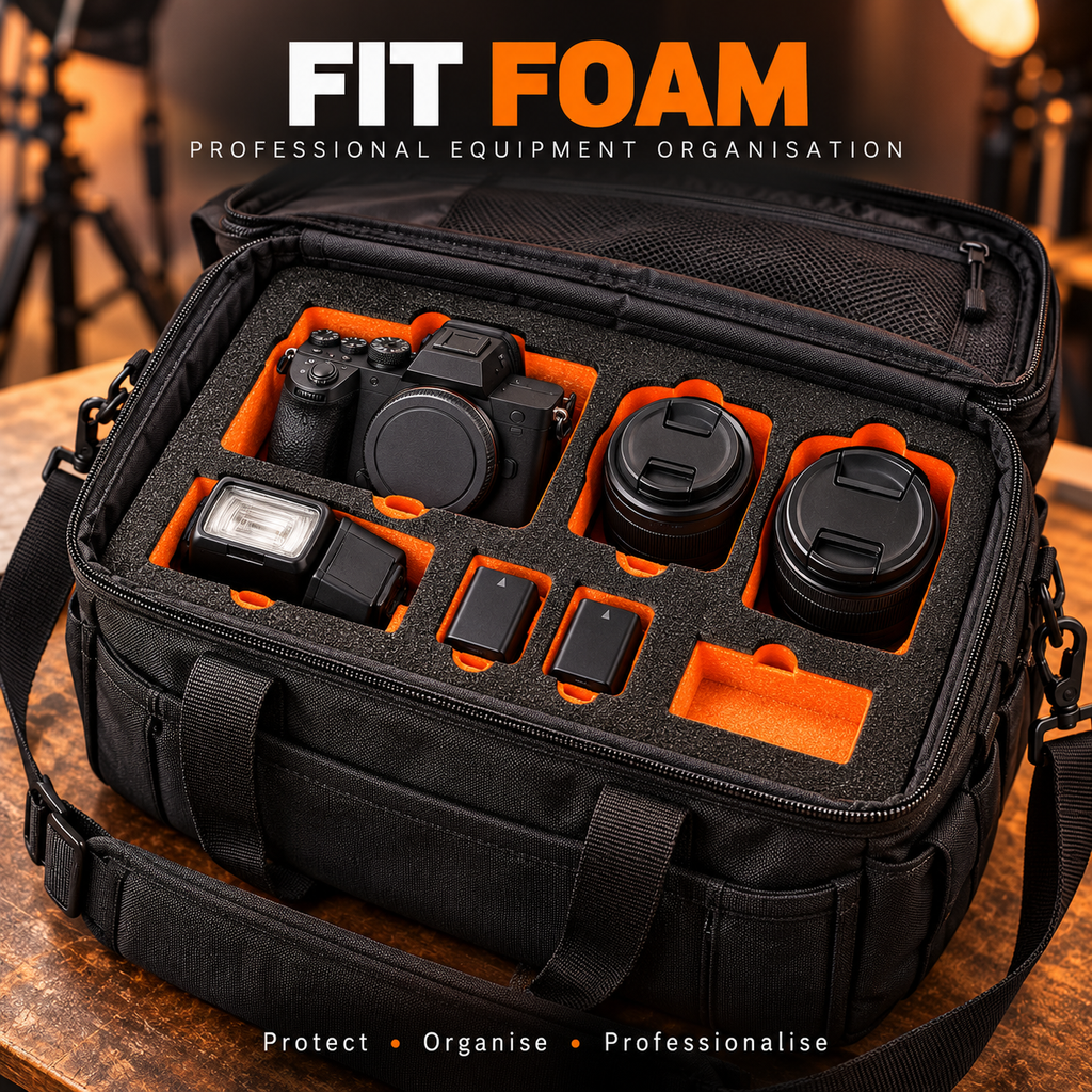 Foam Organiser Orange/Black 1000 x 1000x 50mm