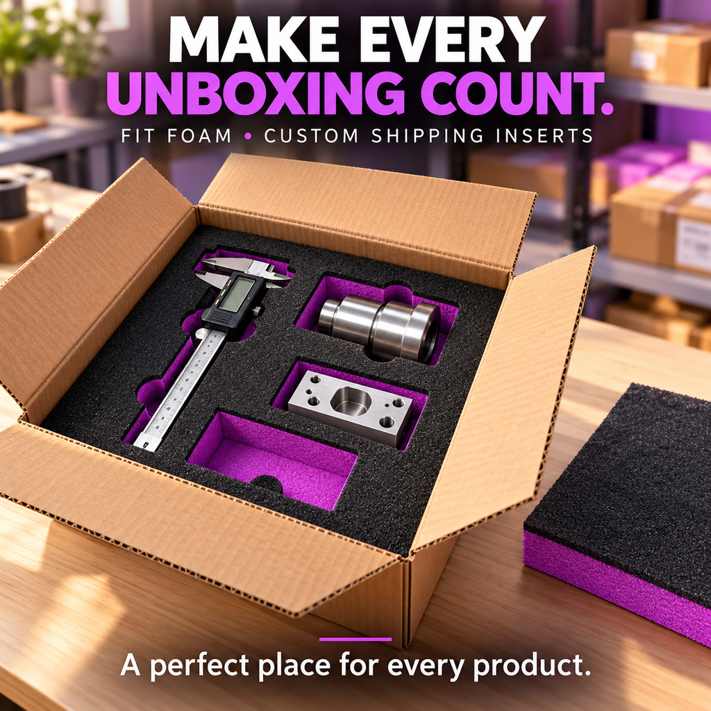 Foam Organiser Purple/Black 1000 x 1000x 50mm 