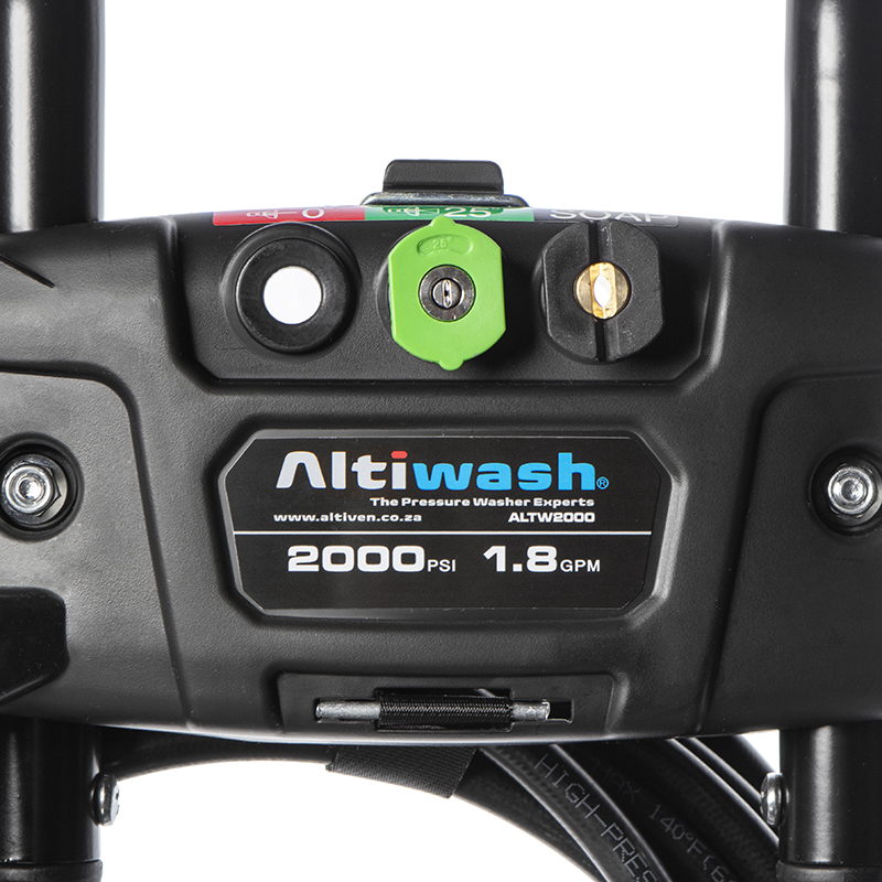 ALTIWASH® 4 Stroke Petrol Pressure Washer - Black Edition (2000PSI)