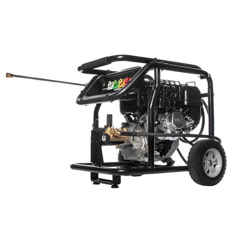 ALTIWASH® Industrial 4 Stroke Petrol Pressure Washer - Black Edition (4300PSI)