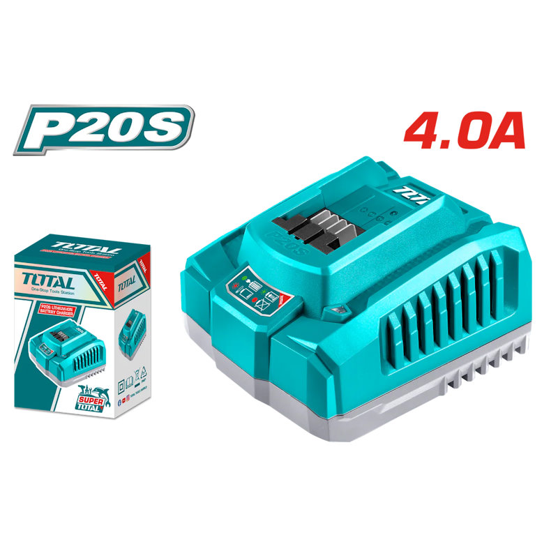 TOTAL TFCLI20411 Fast Battery Charger 20V 4.0A
