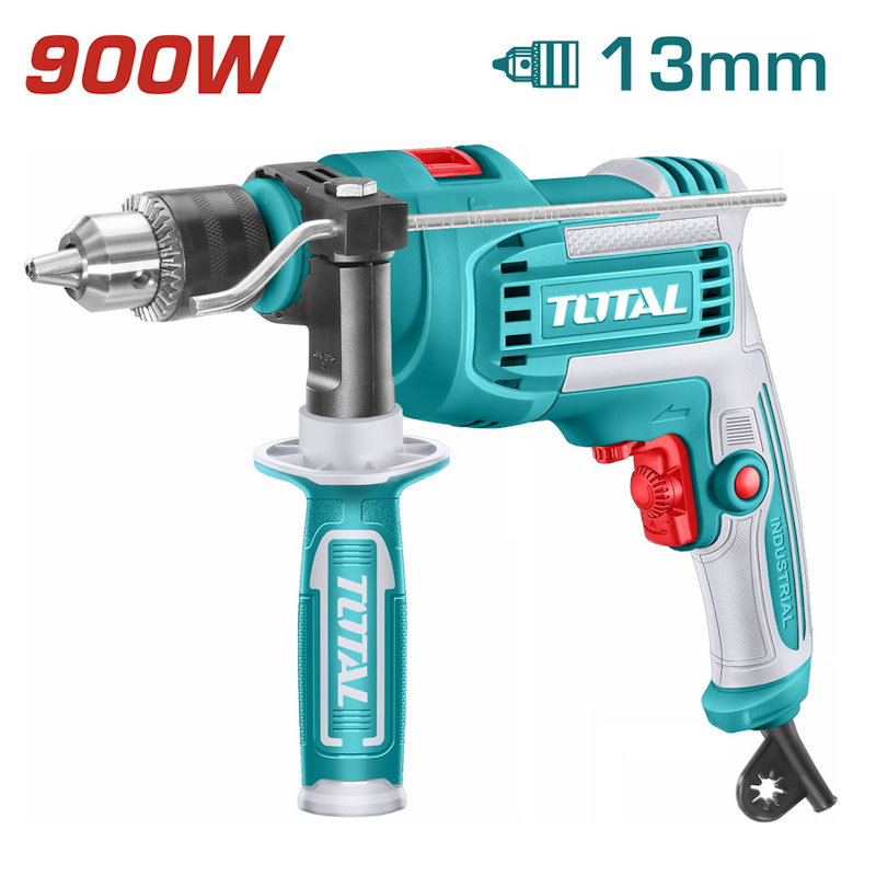 TOTAL TG1091366 Industrial 900W Impact Drill – 13mm