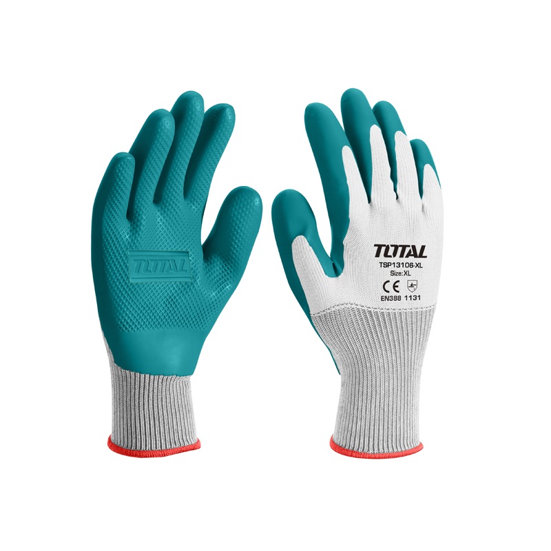 XL Latex Gloves, TOTAL TOOLS