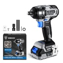 DKBW20XL01-H - Brushless Impact Wrench 350Nm 1 x2.0Ah battery and Charger 