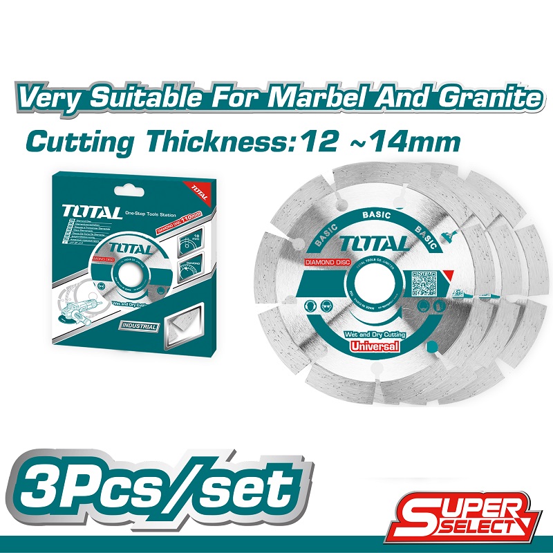 230mm Dry Diamond Disc Set, TOTAL TOOLS