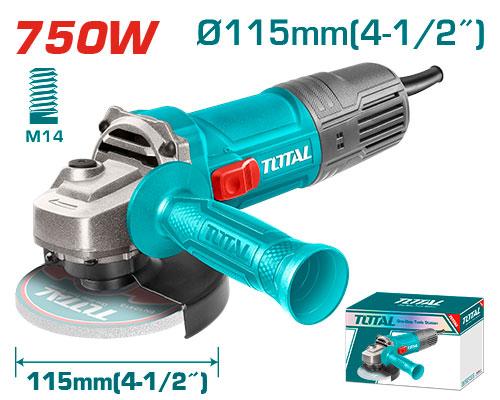 TOTAL TG10711556 750W 115mm Angle Grinder