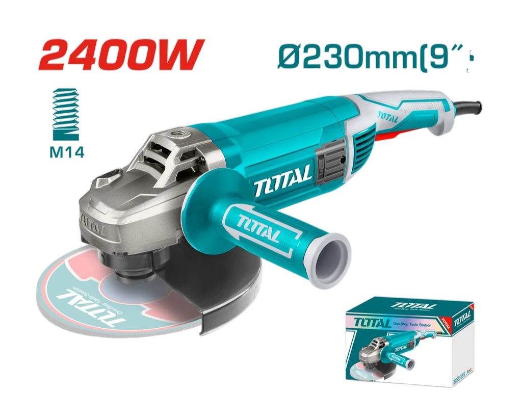 TOTAL TG1252306 Industrial 2400W  Angle Grinder 230mm