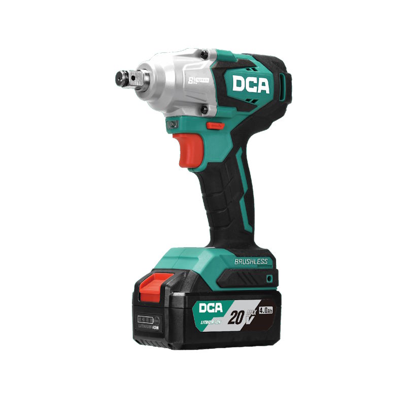DCA 20V Brushless Impact Wrench 320nm Kit With 2.0Ah*1 & Charger