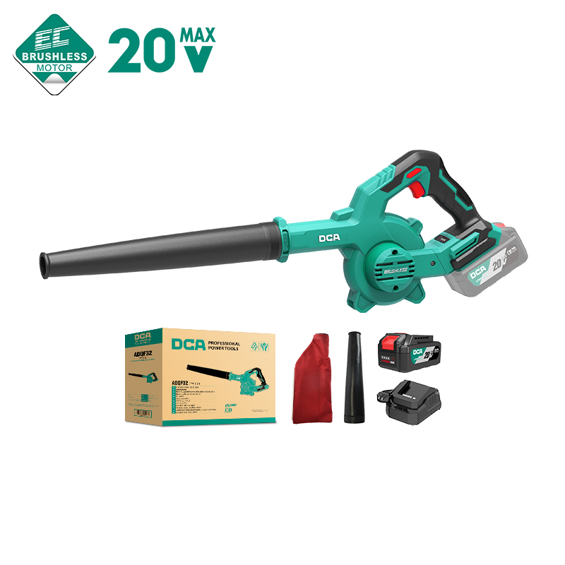 DCA 20V Cordless Brushless Blower Kit With 2.0Ah*1 & Charger