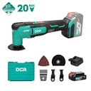DCA 20V Cordless Brushless Oscillating Multi-Tool Kit With 2.0Ah*1 & Charger