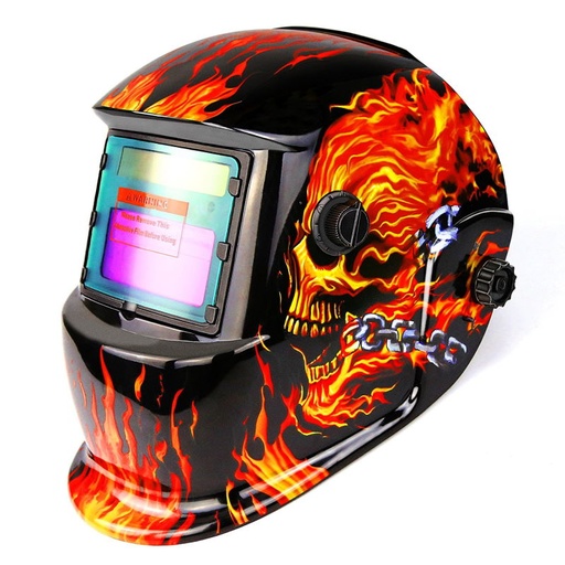 [MZ224] DEKO Tools
Welding Helmet (Orange and Black Skull).