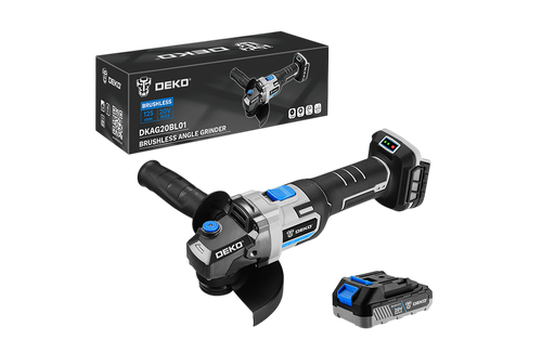 [DKAG20BL01-S2] DKAG20BL01-S2 - Brushless Angle Grinder 115mm  incl.1 x 2.0Ah Battery and 1 x Charger