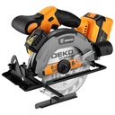 DEKO Tools 20V Cordless Circular Sawwith 1 pc 3.0Ah Lithium-Ion Battery and 1 pc Charger
