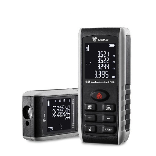 [LRE521-70m] DEKO Tools 70m Laser Distance Meter with Auto Switch-off.