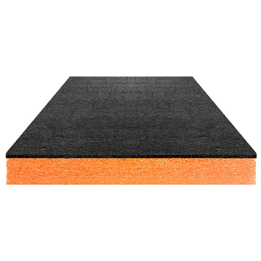 [50MM-ORANGE] Foam Organiser Orange/Black 1000 x 1000x 50mm