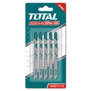 Jig Saw Blades For Wood 5Pcs 8TPI, TOTAL TOOLS
