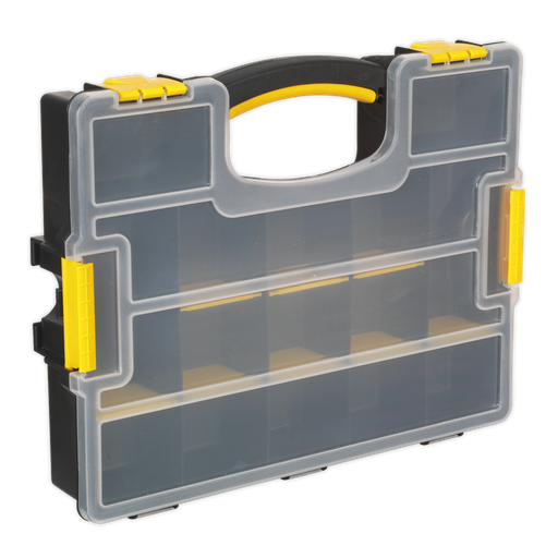 [APAS15A] Parts Storage Case with Removable Compartments - Stackable, SEALEY UK