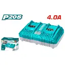 TOTAL TCLI2034 Industrial 20V Dual-Port Battery Charger