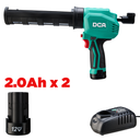 "DCA Tools 12V Cordless Caulk Gun  2.0Ah*2 batteries & charger " 