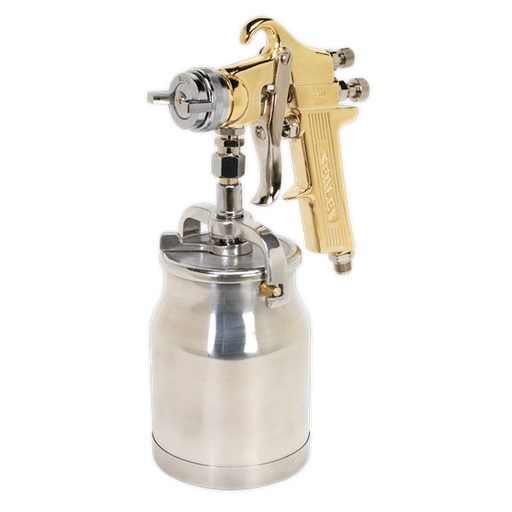 [S701] Sealey S701 Gold Series Professional Suction Feed Spray Gun – 1.8mm