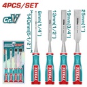 Wood Chisel Set 4Pcs Industrial