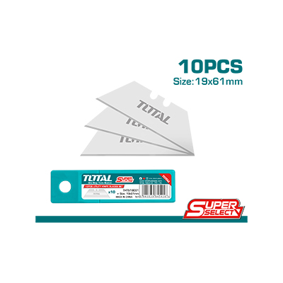 [THT519001] 10 Pcs Utility Knife Blades Set, TOTAL TOOLS