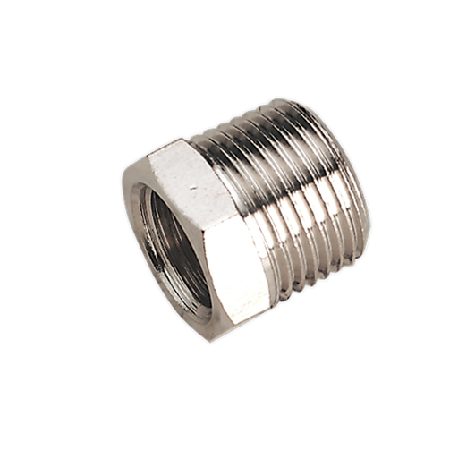 [SA1/3814F] Adaptor 3/8"BSPT Male to 1/4"BSP Female, SEALEY UK