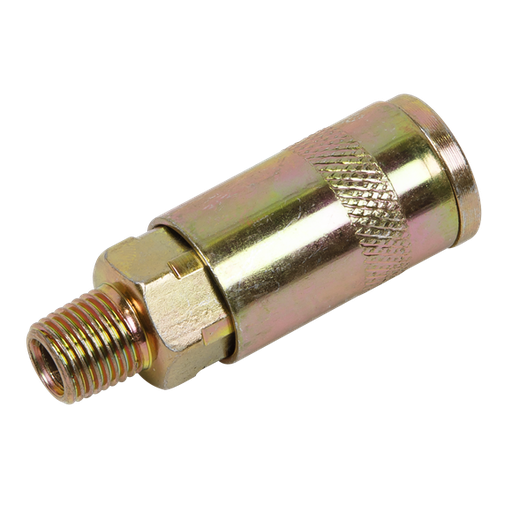 [ACX01] Coupling Body Male 1/4"BSPT Single, SEALEY UK