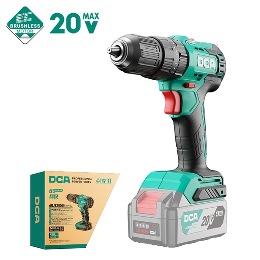 [ADJZ2050iZ] DCA 20V 13mm Cordless Brushless Hammer Drill (Tool Only)