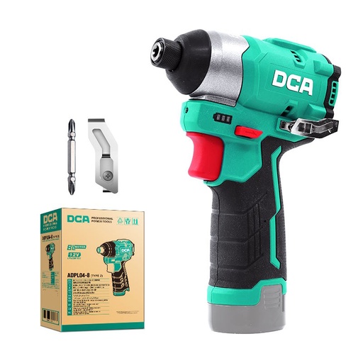 [ADPL04-8Z] DCA Tools 12V Cordless Brushless Impact Driver (Tool Only)